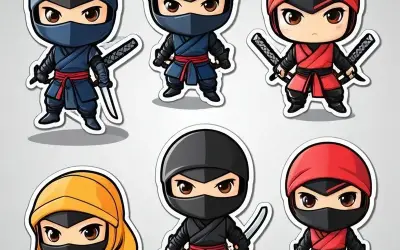 Tuyển chọn hình ảnh chibi ninja phong cách hoạt hình