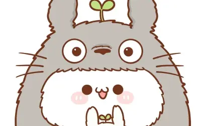 Hình chibi Totoro cute, siêu đáng yêu không thể bỏ qua