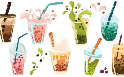 Tổng hợp ảnh chibi trà sữa ngộ nghĩnh siêu đáng yêu