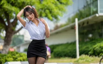 Ảnh gái xinh mặc váy khoe dáng chuẩn khiến ai cũng ngẩn ngơ