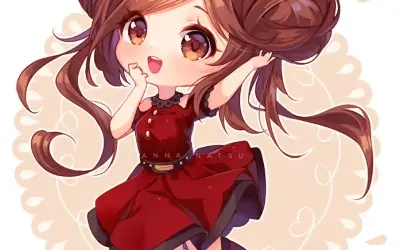 Hình ảnh anime chibi cute sáng tạo và cực kỳ dễ thương