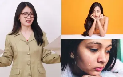 Ảnh buồn tâm trạng con gái khóc thể hiện nỗi đau sâu thẳm