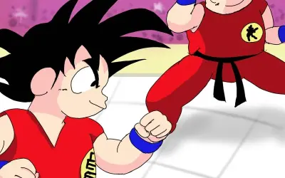Hình ảnh Krillin và các nhân vật Dragon Ball đầy cảm xúc