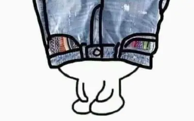 Meme đội quần hot trend làm mưa làm gió trên mạng xã hội