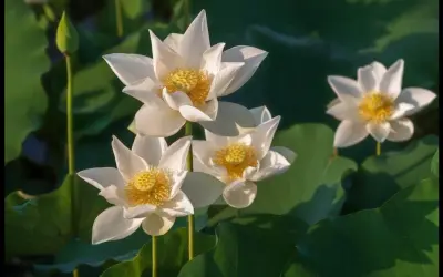 Bộ sưu tập ảnh phong cảnh hoa sen rực rỡ sắc màu tự nhiên