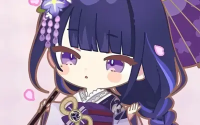 Bộ sưu tập ảnh Raiden Shogun chibi cực dễ thương và nổi bật