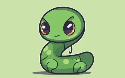 Chiêm ngưỡng ảnh rắn chibi độc đáo và cực dễ thương