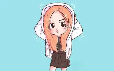 Ảnh chibi Rosé siêu dễ thương, biểu cảm sinh động đáng yêu