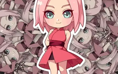 Những bức ảnh Sakura chibi đẹp nhất cho các tín đồ anime