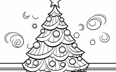 Tranh tô màu Noel độc đáo mang không khí lễ hội tràn đầy