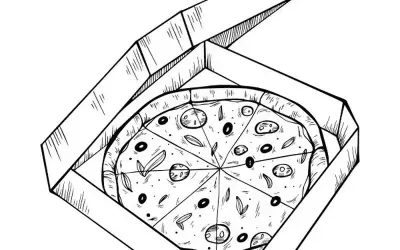 Khám phá tranh tô màu pizza siêu hấp dẫn cho mọi lứa tuổi