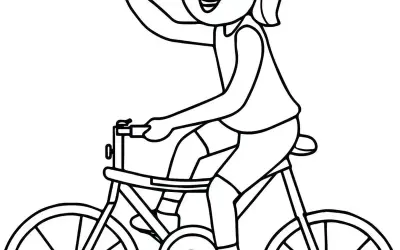 Khám phá tranh tô màu xe đạp giúp bé phát triển sáng tạo