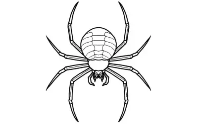 50+ tranh tô màu con nhện đơn giản giúp bé học vẽ nhanh