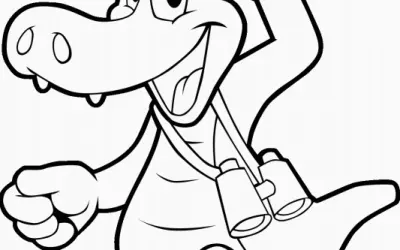 Bộ sưu tập 30 tranh tô màu con cá sấu cho bé phát triển tư duy sáng tạo