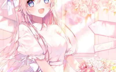 Bộ sưu tập hình ảnh chibi nữ cute màu hồng siêu đáng yêu