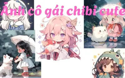 Tổng hợp bộ sưu tập hình ảnh cô gái dễ thương chibi siêu đáng yêu năm 2026