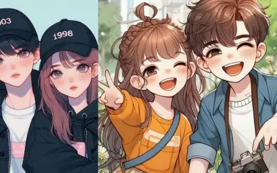 Tuyển tập hình chibi đôi dễ thương siêu cấp vũ trụ năm 2026