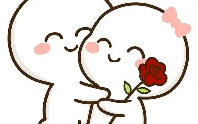 Hình ảnh chibi ôm siêu dễ thương, thu hút mọi ánh nhìn