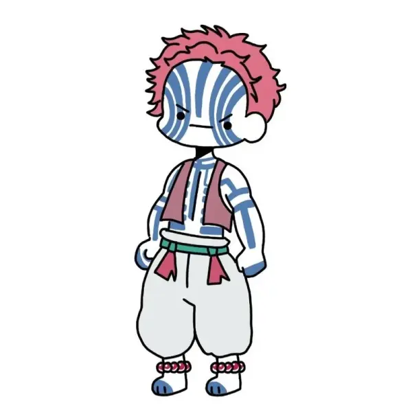 Bộ sưu tập ảnh Akaza chibi dễ thương và độc đáo nhất