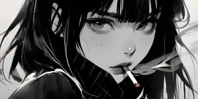 Khám phá ảnh anime đen trắng đẹp mang phong cách riêng