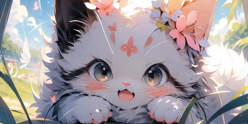 Ngắm nhìn ảnh anime mèo cute mang đến cảm giác thư giãn