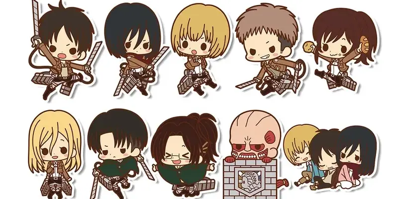 Ảnh Attack on Titan chibi cute siêu đáng yêu cho fan