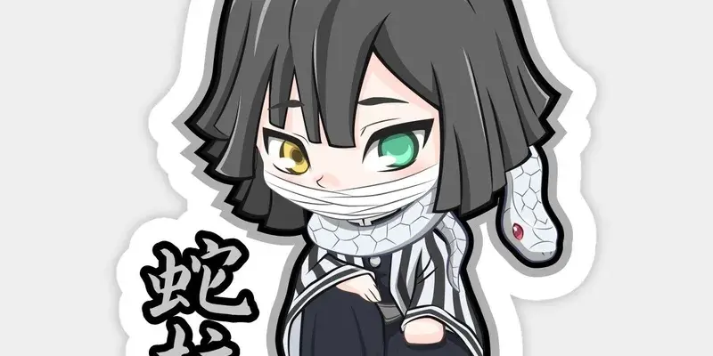 Ảnh chibi Obanai dễ thương dành cho fan anime Demon Slayer