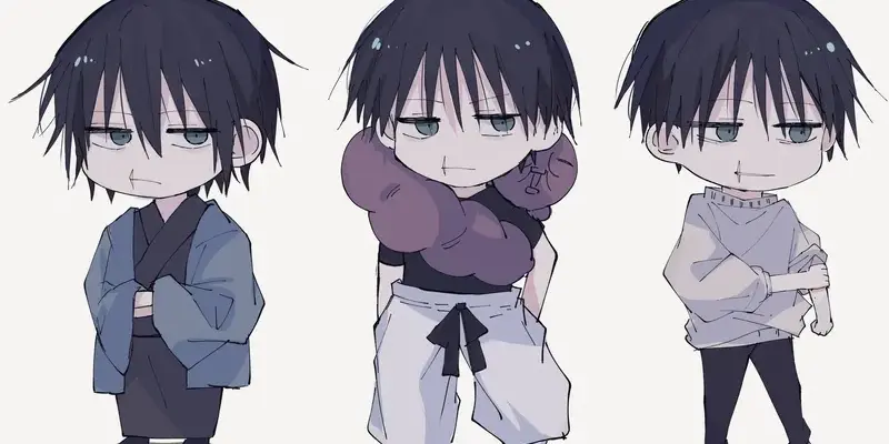Hình ảnh chibi Toji cực dễ thương dành cho mọi fan anime