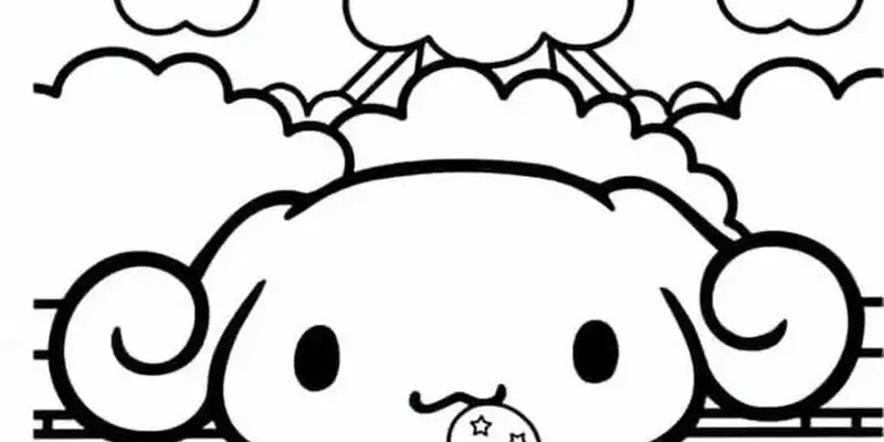 Tổng hợp tranh tô màu Cinnamoroll đẹp mắt cho bé khám phá