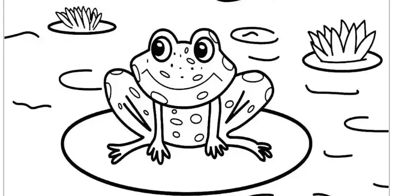 Tranh tô màu con vật sống dưới nước sinh động cho bé khám phá