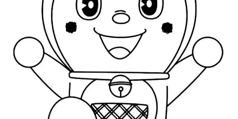 Tranh tô màu Doremi đầy màu sắc cho bé sáng tạo tuyệt vời