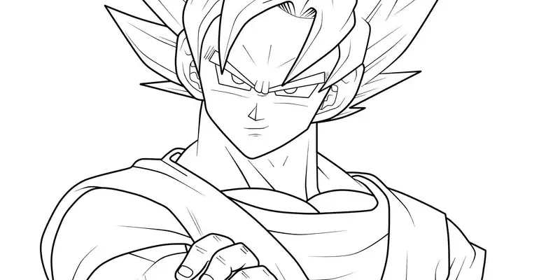 Tranh tô màu Songoku hấp dẫn nhất cho các fan Dragon Ball