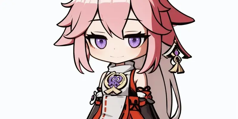 Ảnh Yae Miko chibi dễ thương nhất bạn không thể bỏ qua