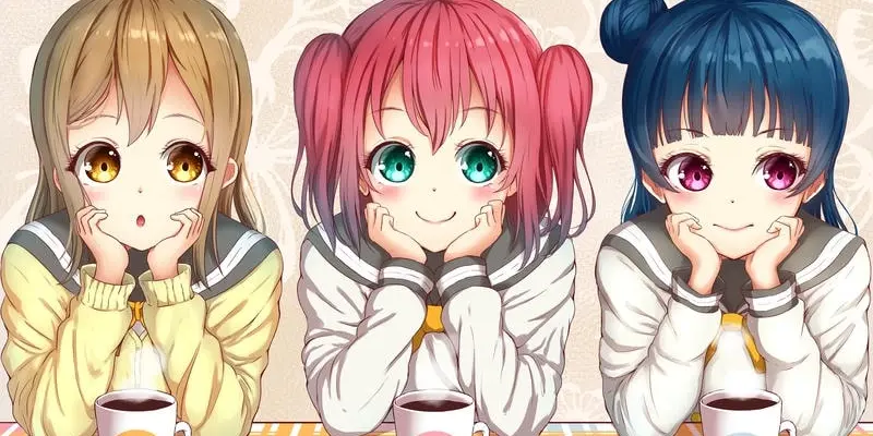 Tổng hợp avatar 3 người anime dễ thương và cực ngầu