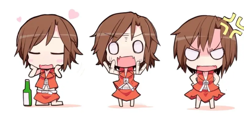 Ảnh chibi giận ngộ nghĩnh dành cho fan yêu thích chibi
