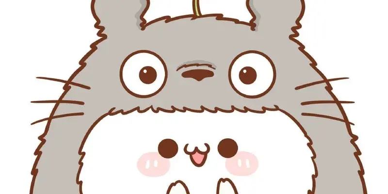 Hình chibi Totoro cute, siêu đáng yêu không thể bỏ qua