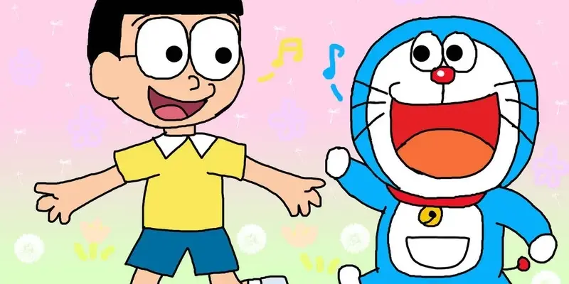 Bộ ảnh Doraemon và Nobita đầy màu sắc và ý nghĩa tình bạn