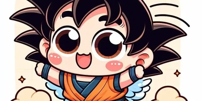 Khám phá ảnh Goku chibi siêu cute cho fan Dragon Ball