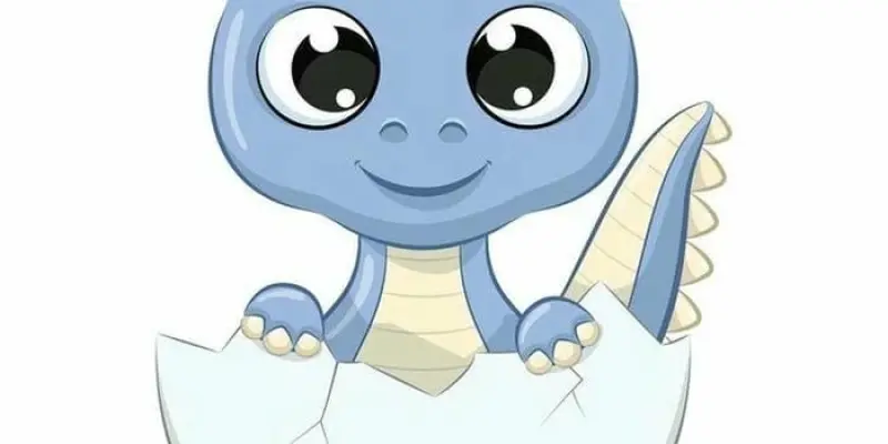 BST hình ảnh khủng long chibi dễ thương siêu đáng yêu