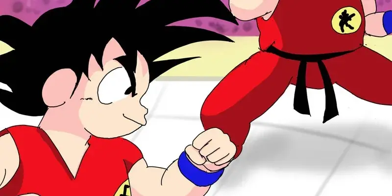 Hình ảnh Krillin và các nhân vật Dragon Ball đầy cảm xúc