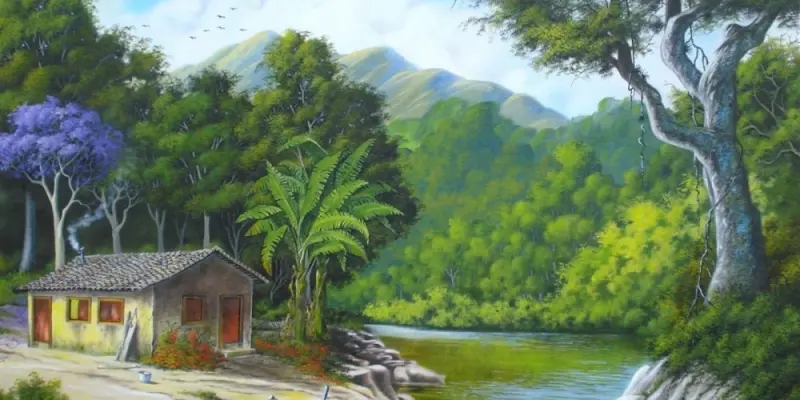 Ảnh phong cảnh làng quê đẹp mê hồn khiến ai cũng say đắm