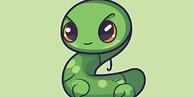Chiêm ngưỡng ảnh rắn chibi độc đáo và cực dễ thương