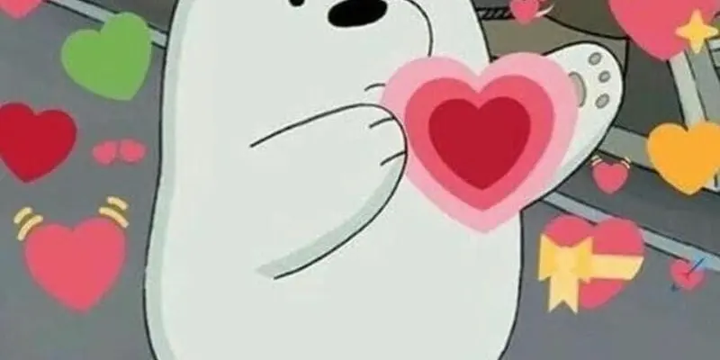Bộ sưu tập thả tim meme dễ thương nhất mạng xã hội