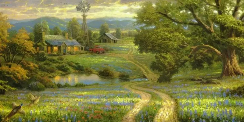 Tranh phong cảnh thiên nhiên đẹp cho không gian sang trọng