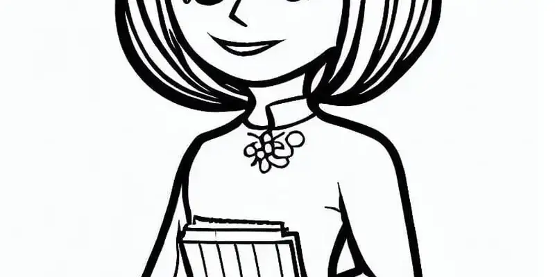 Tranh tô màu cô giáo đẹp giúp bé sáng tạo và học tốt hơn