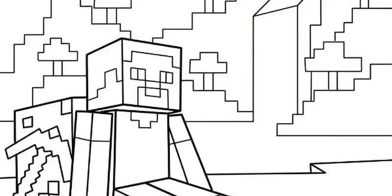 Khám phá thế giới sáng tạo với tranh tô màu Minecraft cực cuốn