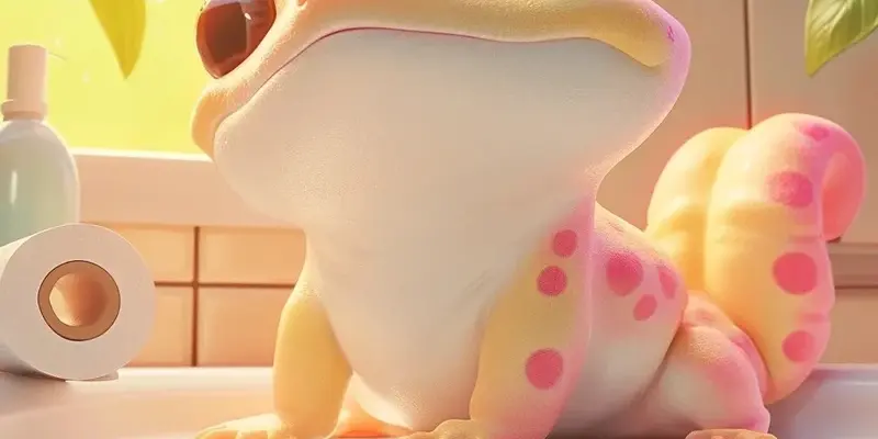 Tổng hợp ảnh chibi tắc kè cute ngộ nghĩnh cực hot hiện nay