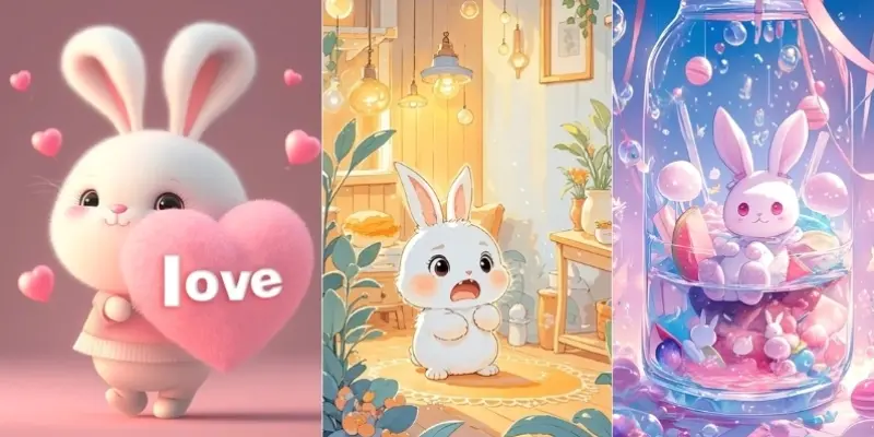 Bộ sưu tập 30 hình ảnh con thỏ chibi cute đáng yêu nhất