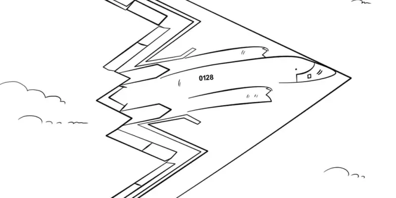 Bộ sưu tập 30+ tranh tô màu máy bay chiến đấu siêu ngầu cho bé yêu