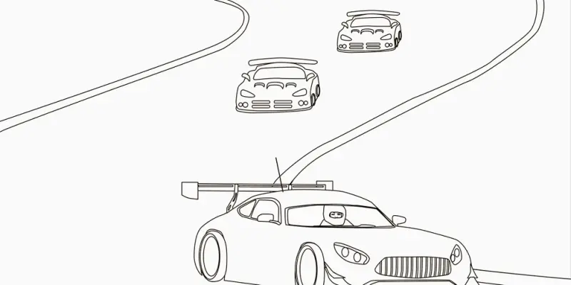 Bộ sưu tập tranh tô màu ô tô xe đua cực ngầu cho bé thỏa sức sáng tạo